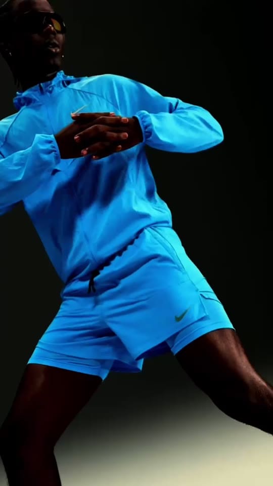 Nike apparel and footwear lit for texture and color